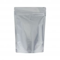 Kaffeebeutel - matt silber - 3 kg (300x500+{75+75}mm) 