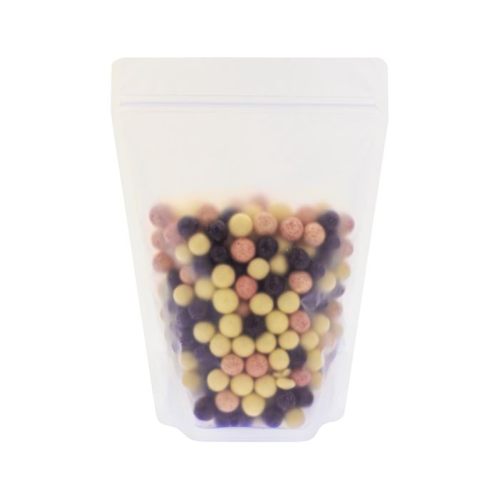 Stand-up pouch - matt clear - 190x265+{55+55} mm (1,3-1,4lt)