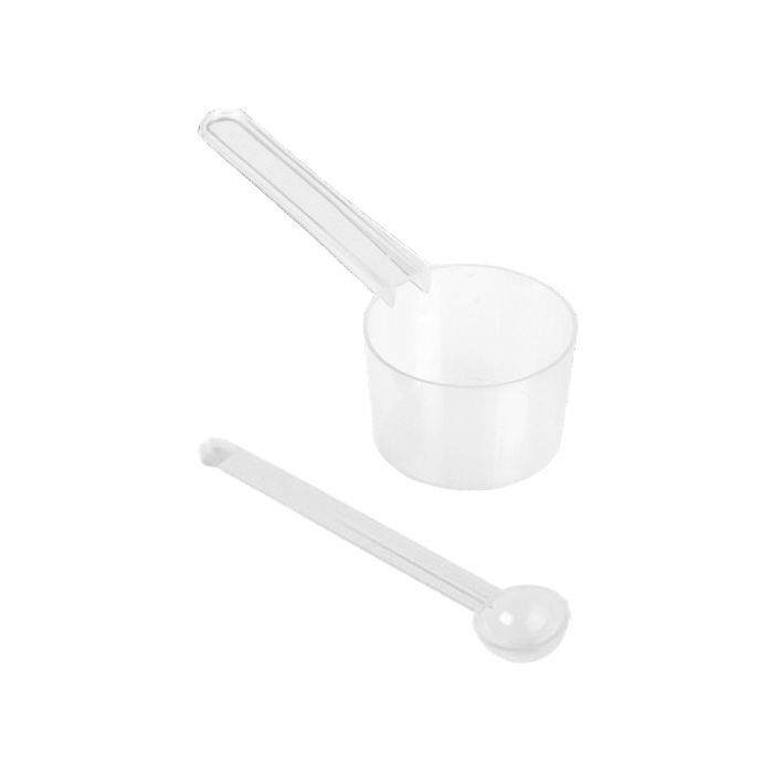 Messlöffel mit langem Stiel - transparent