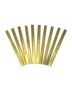 Verschlussclips - Clipbandverschluss Gold - 180 mm