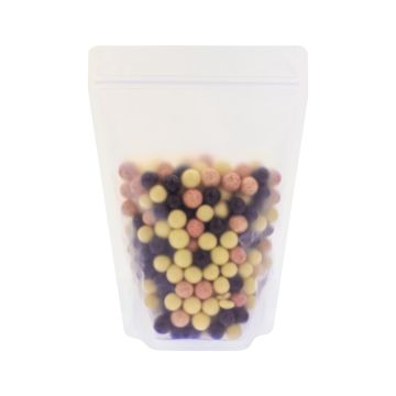 Stand-up pouch - matt clear - 190x265+{55+55} mm (1,3-1,4lt)