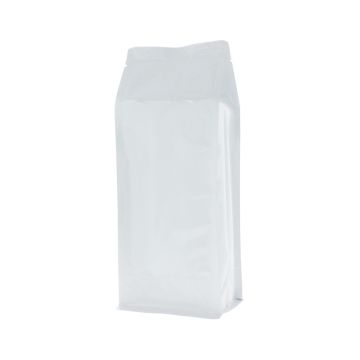 Flachbodenbeutel - glanzend weiss - 140x350+{47,5+47,5} mm (2,8 lt)