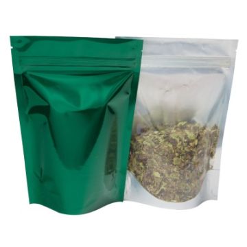 Standup Pouch Clear / Green