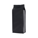 Flachbodenbeutel - matt schwarz - 140x350+{47,5+47,5} mm (2,8 lt)