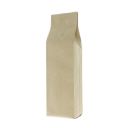 Seitenfalten-Kaffeebeutel Kraftpapier - Braun