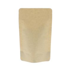 Standbodenbeutel Kraftpapier kompostierbar - braun